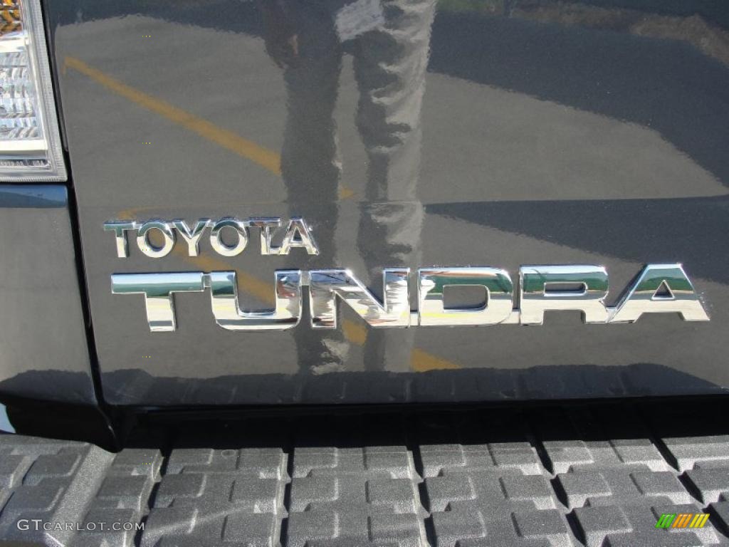2010 Tundra TSS Double Cab - Slate Gray Metallic / Graphite Gray photo #23