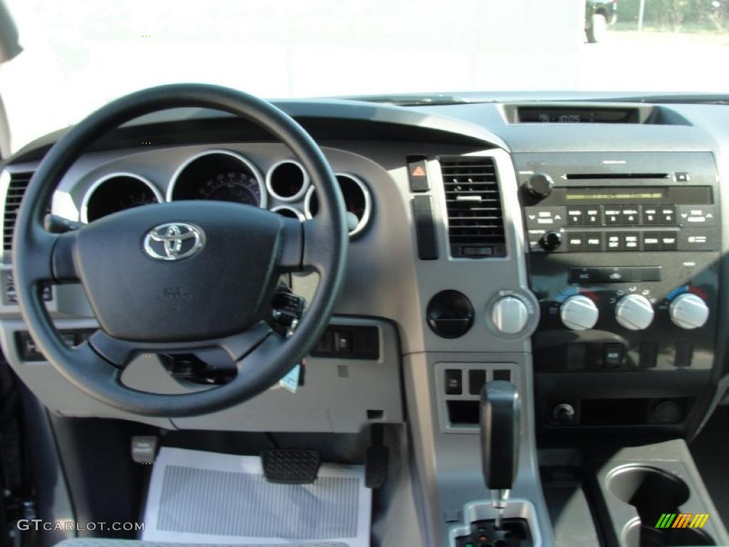 2010 Tundra TSS Double Cab - Slate Gray Metallic / Graphite Gray photo #38