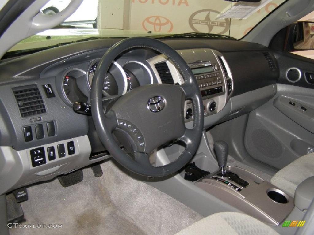 2009 Tacoma V6 SR5 Access Cab 4x4 - Silver Streak Mica / Graphite Gray photo #10