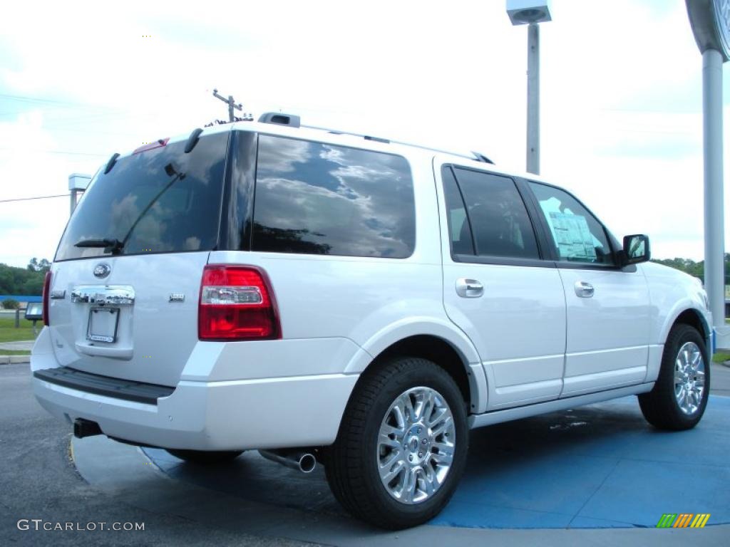 White Platinum Tri-Coat 2011 Ford Expedition Limited Exterior Photo #48691571