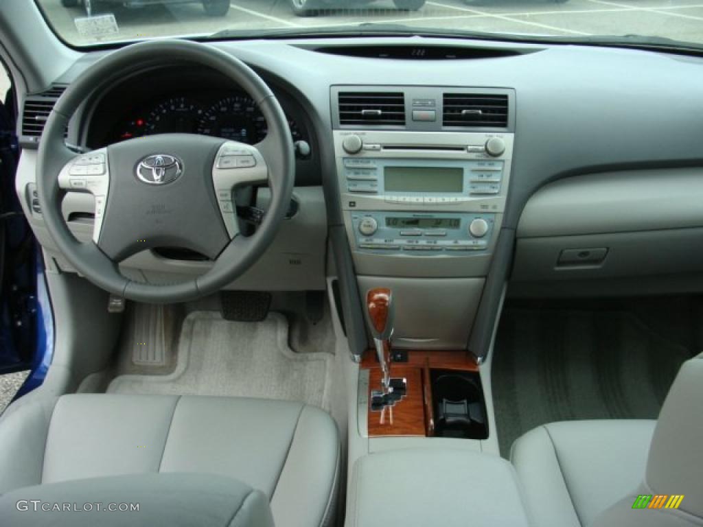 2008 Camry XLE V6 - Blue Ribbon Metallic / Ash photo #9