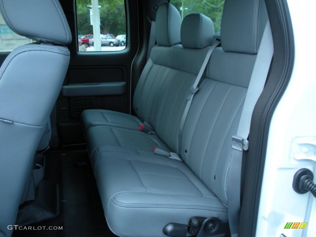 2011 F150 XL SuperCab - Oxford White / Steel Gray photo #6