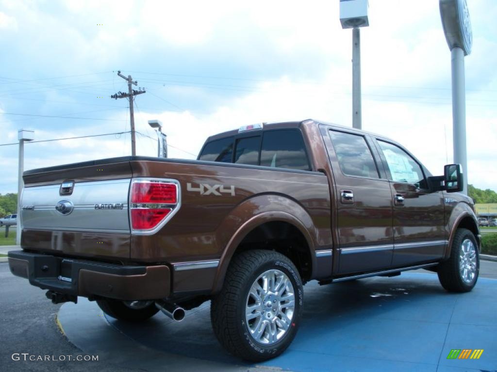 Golden Bronze Metallic 2011 Ford F150 Platinum SuperCrew 4x4 Exterior Photo #48692946