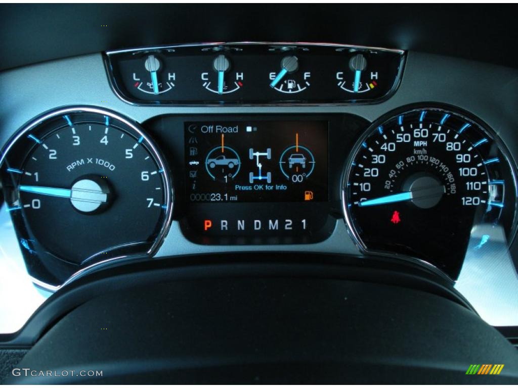 2011 Ford F150 Platinum SuperCrew 4x4 Gauges Photo #48693027