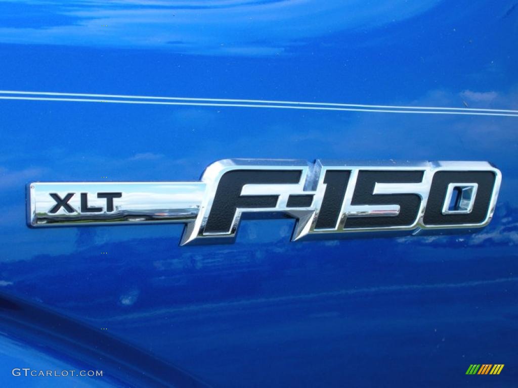 2011 F150 XLT SuperCrew 4x4 - Blue Flame Metallic / Steel Gray photo #4