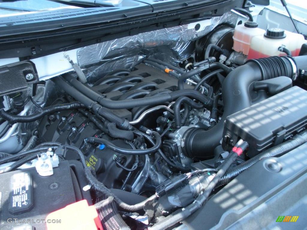 2011 Ford F150 Lariat SuperCab 5.0 Liter Flex-Fuel DOHC 32-Valve Ti-VCT V8 Engine Photo #48694335