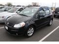 2009 Black Pearl Metallic Suzuki SX4 Crossover AWD  photo #4