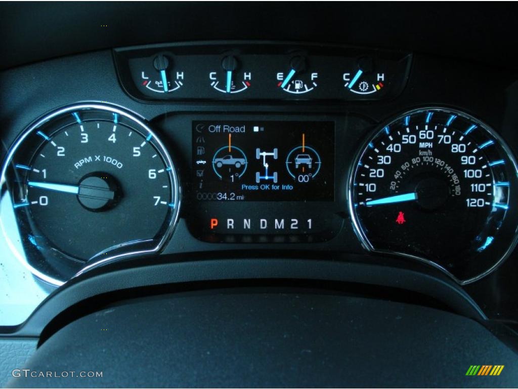 2011 Ford F150 XLT SuperCab 4x4 Gauges Photo #48695043