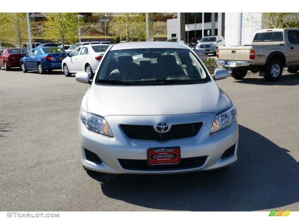2010 Corolla LE - Classic Silver Metallic / Ash photo #6