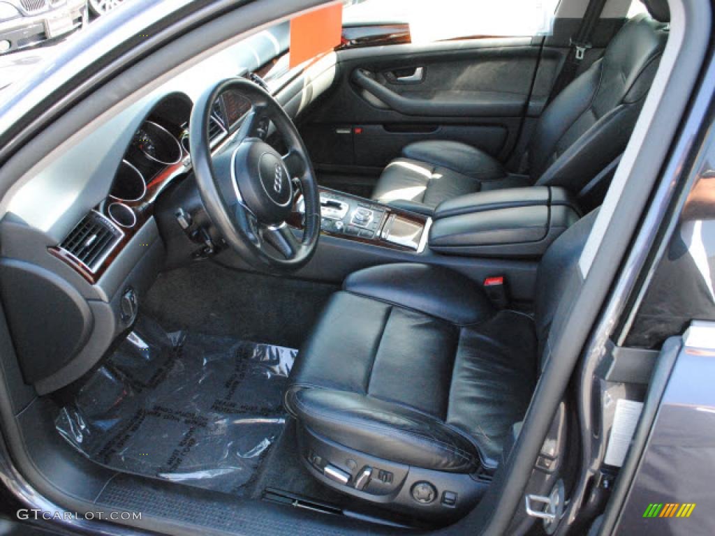 Black Interior 2005 Audi A8 L 4.2 quattro Photo #48695634
