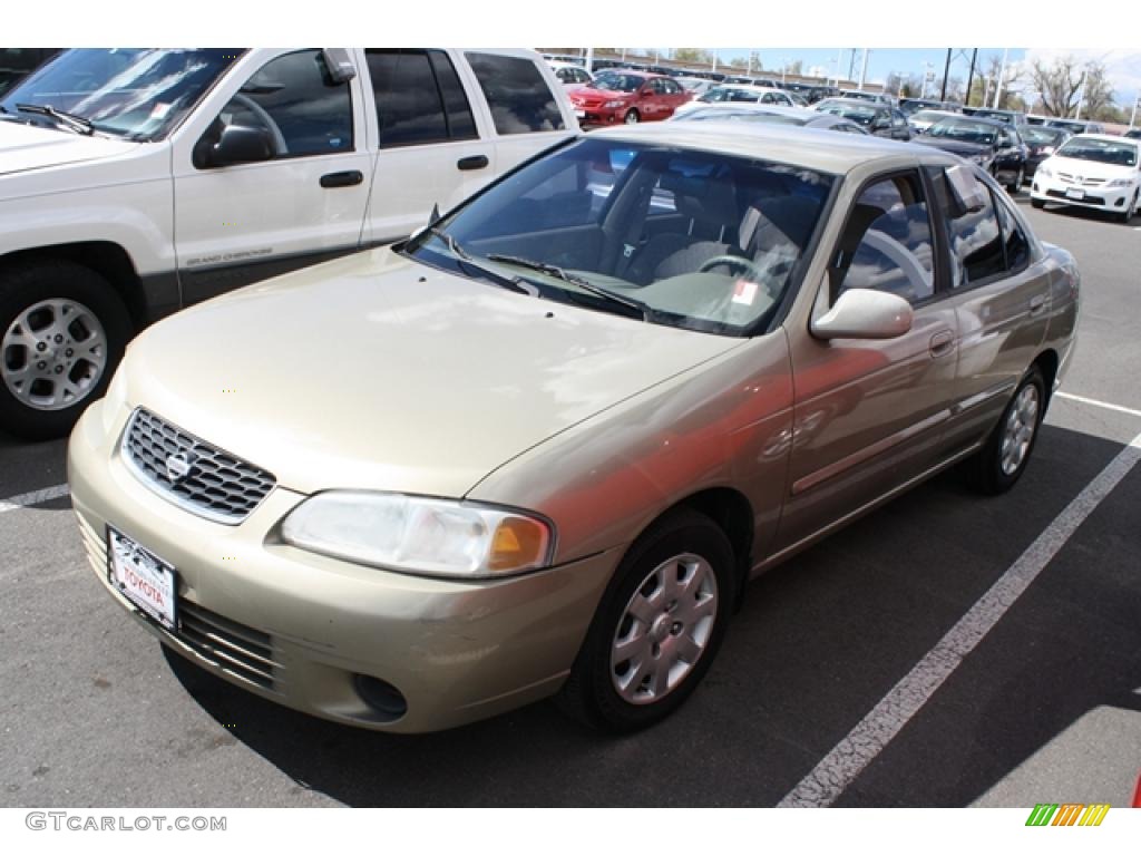 2001 Sentra GXE - Radium Silver / Stone photo #4