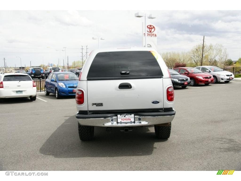 2003 F150 XLT SuperCrew 4x4 - Silver Metallic / Medium Graphite Grey photo #3