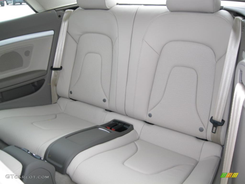 Cardamom Beige Interior 2011 Audi A5 2.0T quattro Convertible Photo #48698494