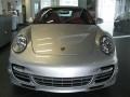 2011 Silver Metallic Paint to Sample Porsche 911 Turbo S Coupe  photo #2