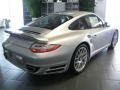 2011 Silver Metallic Paint to Sample Porsche 911 Turbo S Coupe  photo #4