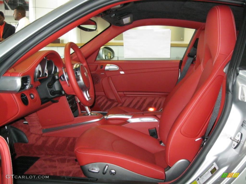 Carrera Red Interior 2011 Porsche 911 Turbo S Coupe Photo #48698740