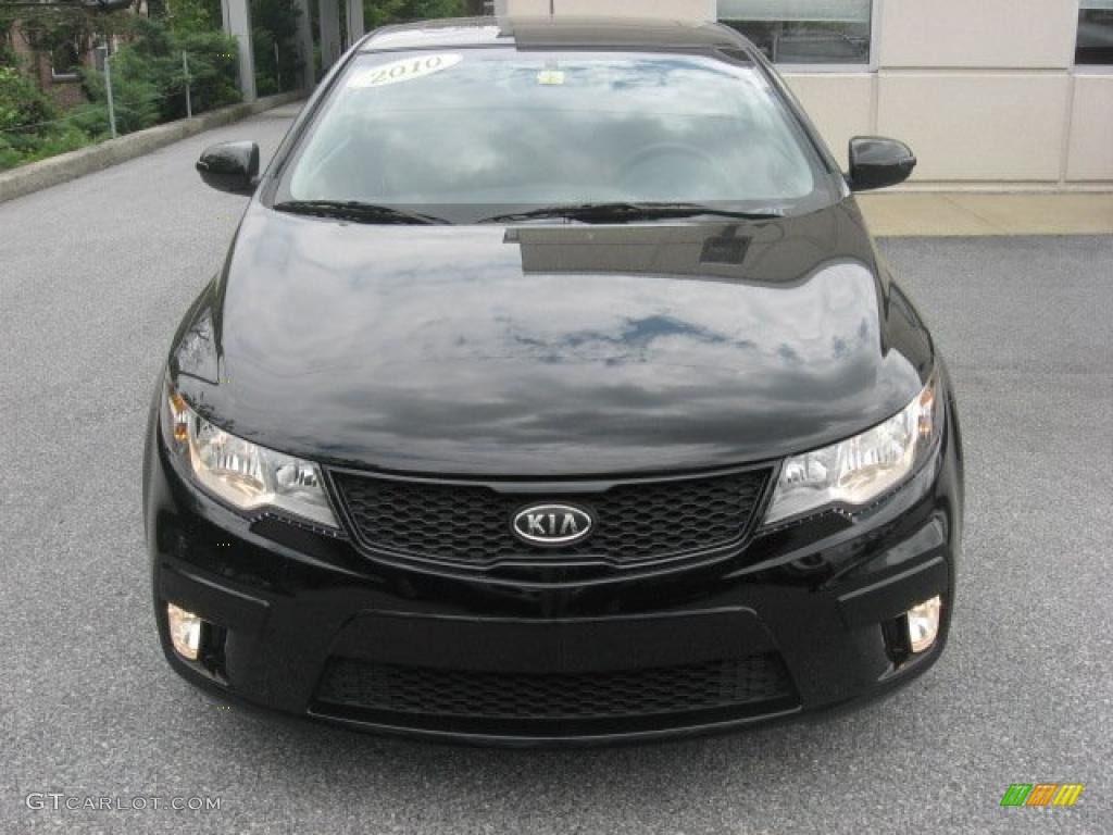 Ebony Black 2010 Kia Forte Koup SX Exterior Photo #48699712