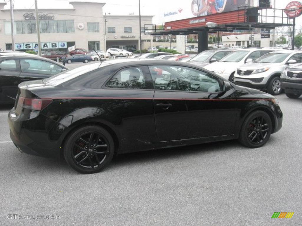 Ebony Black 2010 Kia Forte Koup SX Exterior Photo #48699741