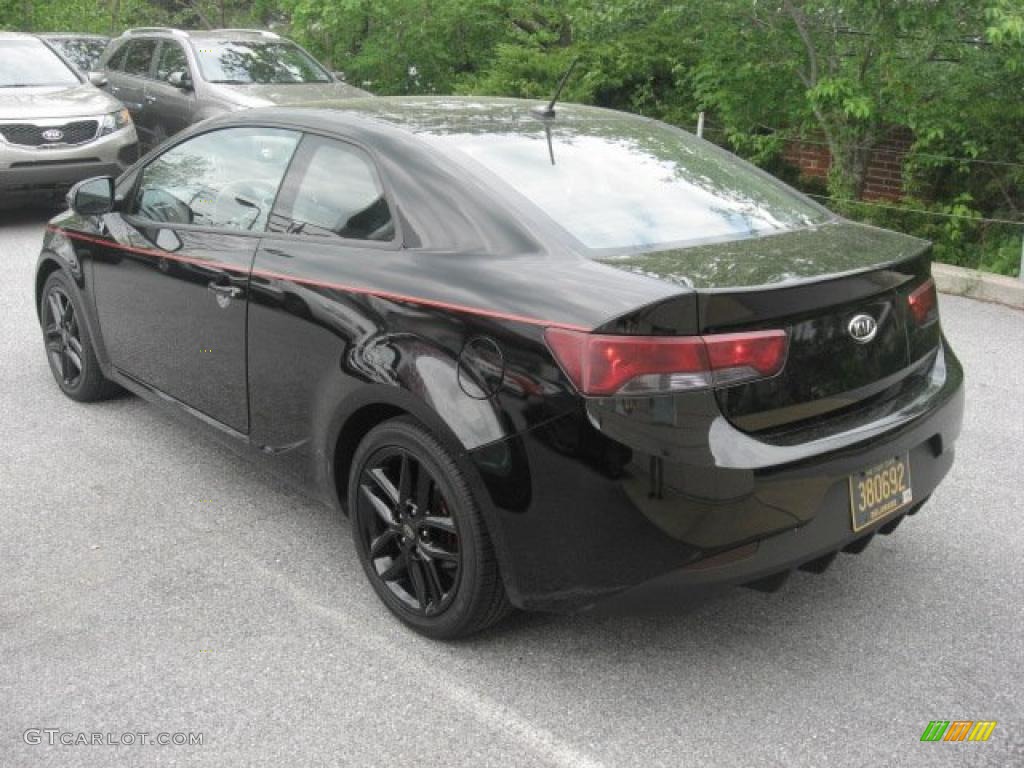 Ebony Black 2010 Kia Forte Koup SX Exterior Photo #48699778