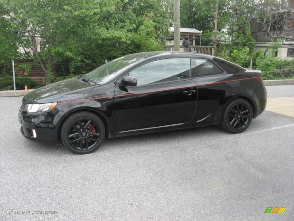 Ebony Black 2010 Kia Forte Koup SX Exterior Photo #48699793