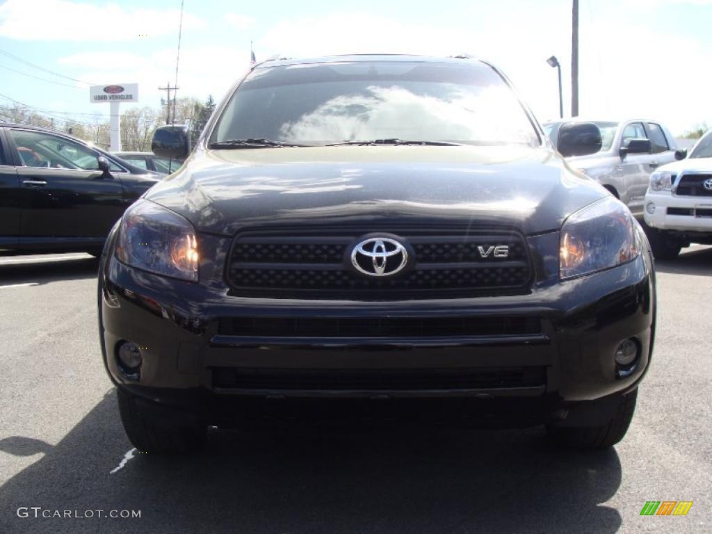 2008 RAV4 Sport V6 4WD - Black / Dark Charcoal photo #2