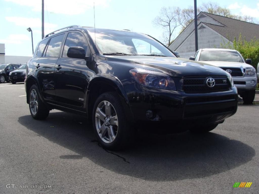 2008 RAV4 Sport V6 4WD - Black / Dark Charcoal photo #3