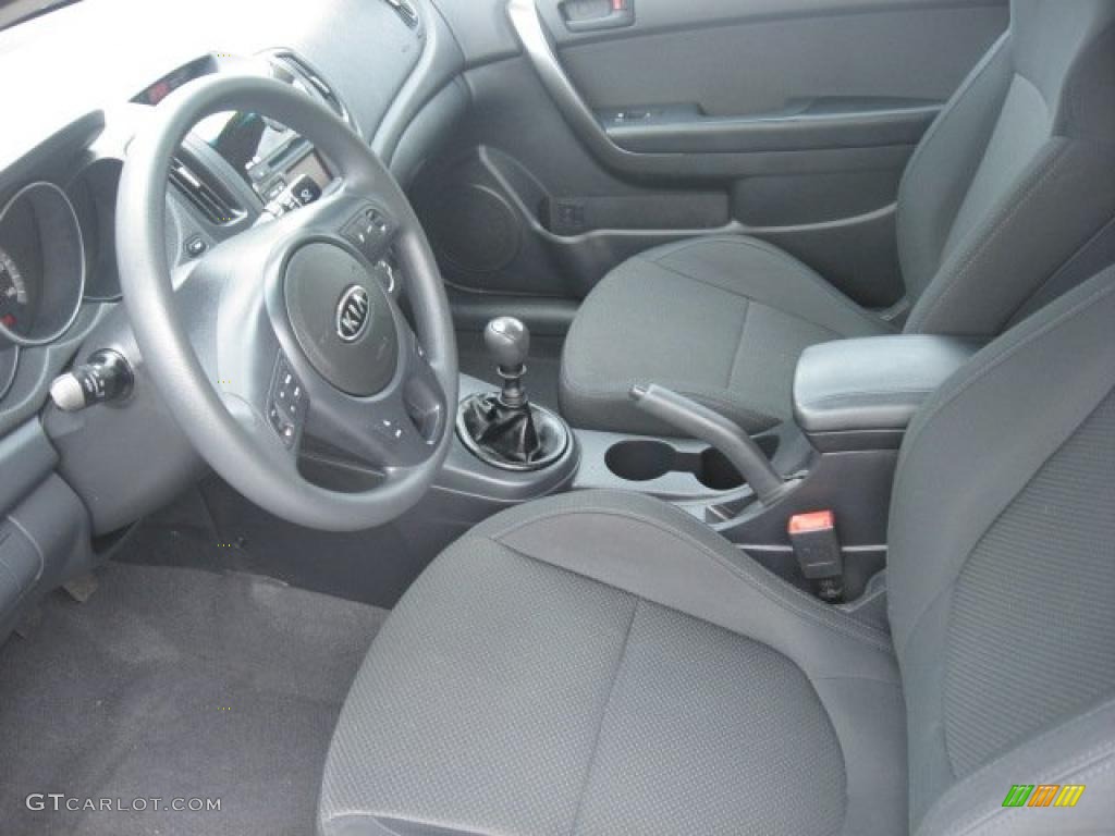Black Interior 2010 Kia Forte Koup EX Photo #48700807