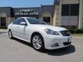 Moonlight White 2009 Infiniti M 35 Sedan