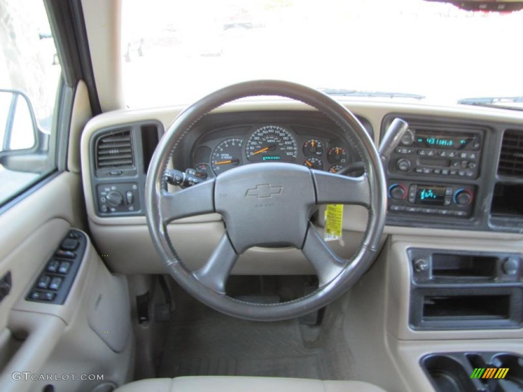 2004 Chevrolet Silverado 2500HD LT Crew Cab Tan Dashboard Photo #48701296