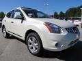 2011 Pearl White Nissan Rogue SV  photo #7