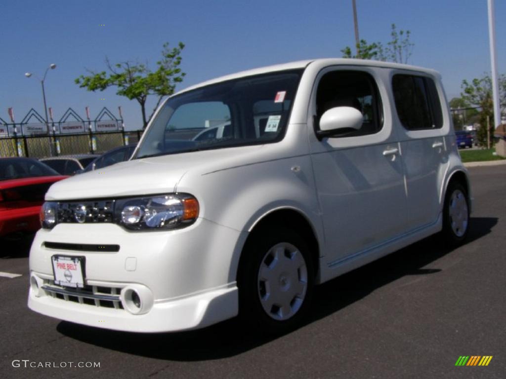 White Pearl 2009 Nissan Cube 1.8 S Exterior Photo #48702664
