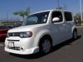 White Pearl 2009 Nissan Cube 1.8 S Exterior