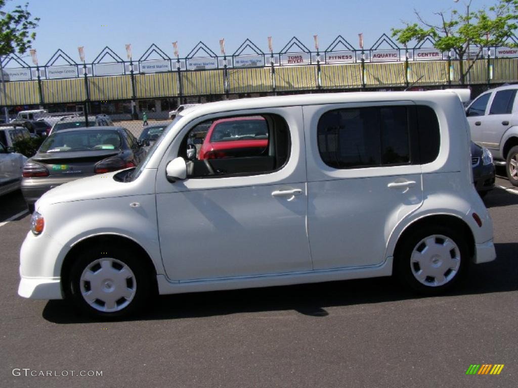 White Pearl 2009 Nissan Cube 1.8 S Exterior Photo #48702709