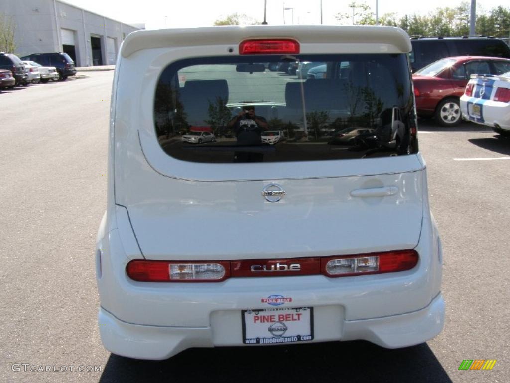 White Pearl 2009 Nissan Cube 1.8 S Exterior Photo #48702742