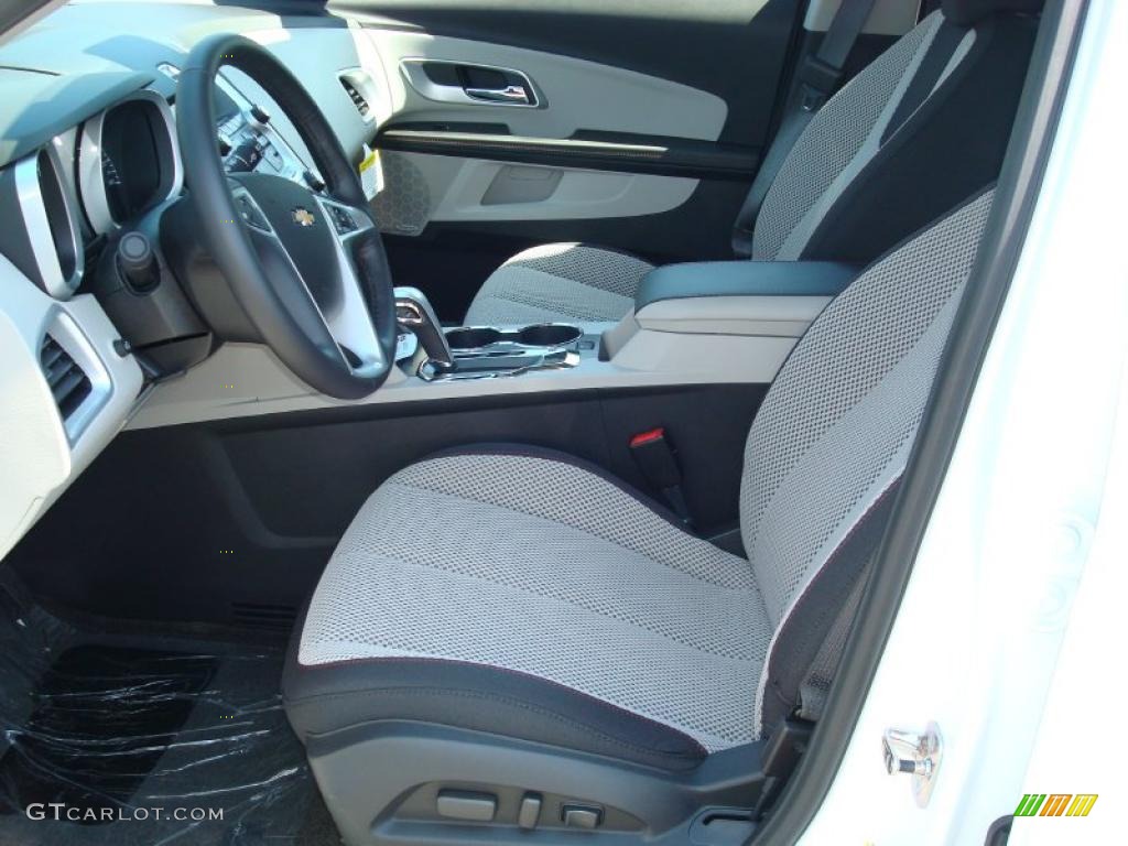 Light Titanium/Jet Black Interior 2011 Chevrolet Equinox LT Photo #48703069