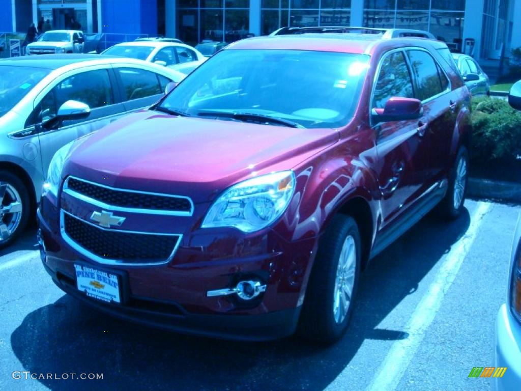 2011 Equinox LT AWD - Cardinal Red Metallic / Jet Black photo #1