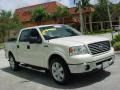 2007 White Sand Tri-Coat Ford F150 Lariat SuperCrew  photo #1