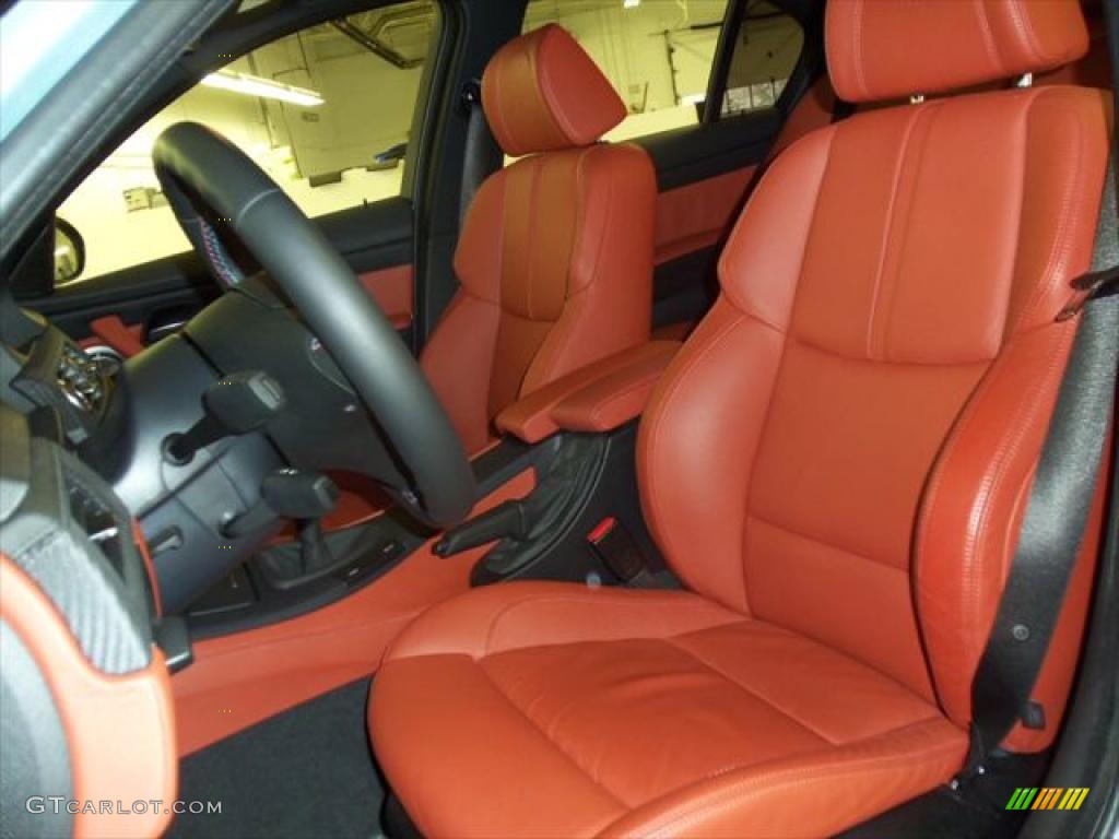 Fox Red Interior 2008 BMW M3 Sedan Photo #48703693