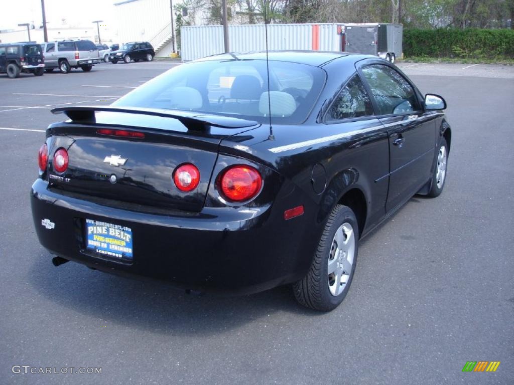 2007 Cobalt LT Coupe - Black / Gray photo #4