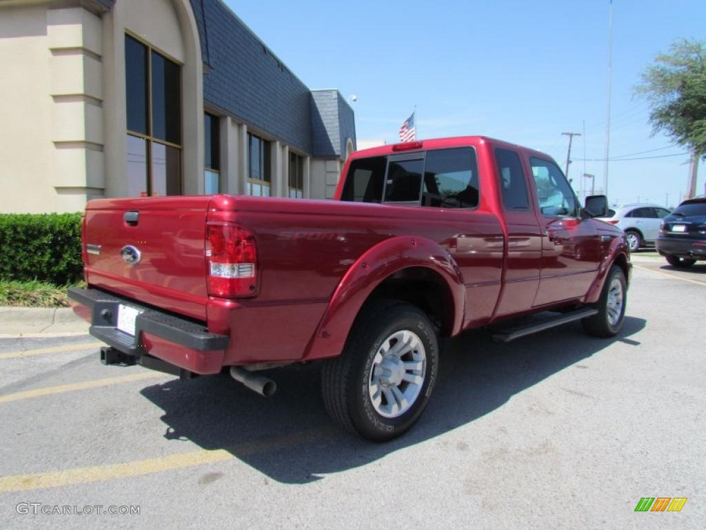 Redfire Metallic 2008 Ford Ranger Sport SuperCab Exterior Photo #48705502