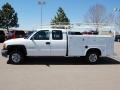 2007 Summit White GMC Sierra 2500HD Classic Extended Cab 4x4 Utility Truck  photo #14