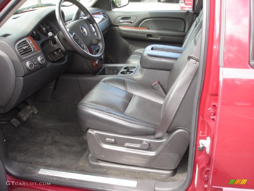 Ebony Interior 2007 Chevrolet Avalanche LT 4WD Photo #48706045
