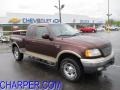 2000 Chestnut Metallic Ford F150 Lariat Extended Cab 4x4  photo #1