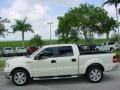 2007 White Sand Tri-Coat Ford F150 Lariat SuperCrew  photo #7