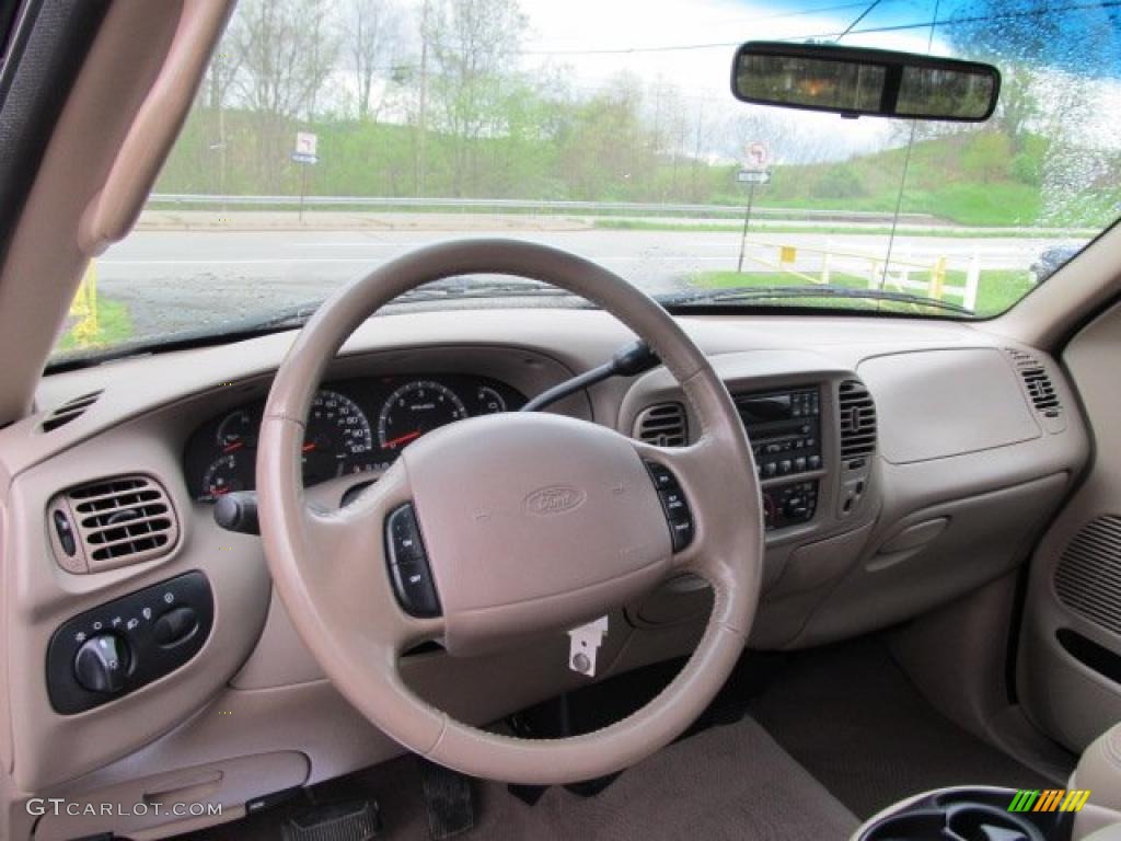 2000 F150 Lariat Extended Cab 4x4 - Chestnut Metallic / Medium Parchment photo #19