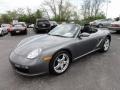 2008 Meteor Grey Metallic Porsche Boxster   photo #2