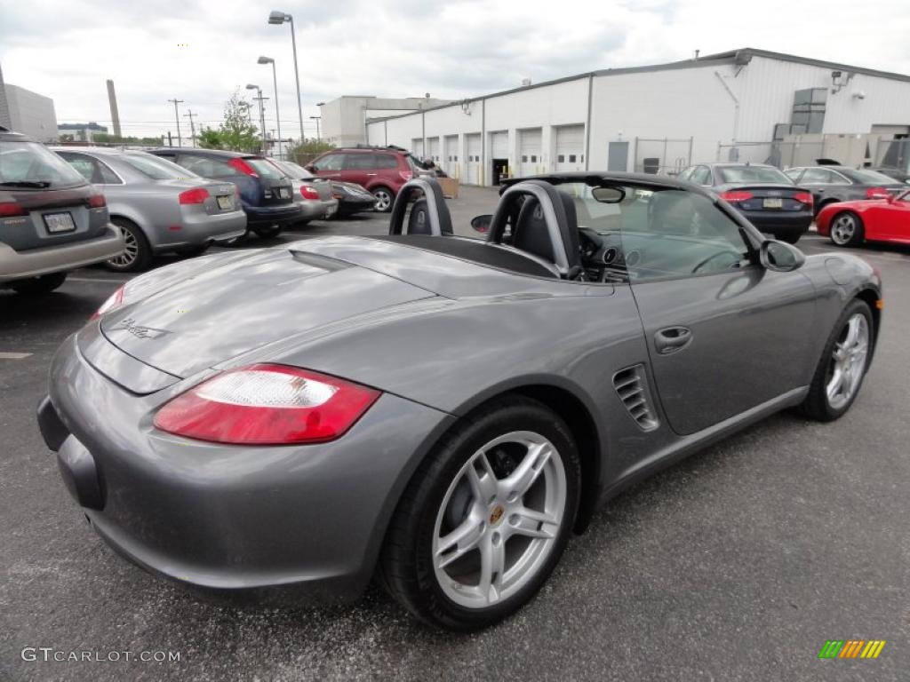 Meteor Grey Metallic 2008 Porsche Boxster Standard Boxster Model Exterior Photo #48708535