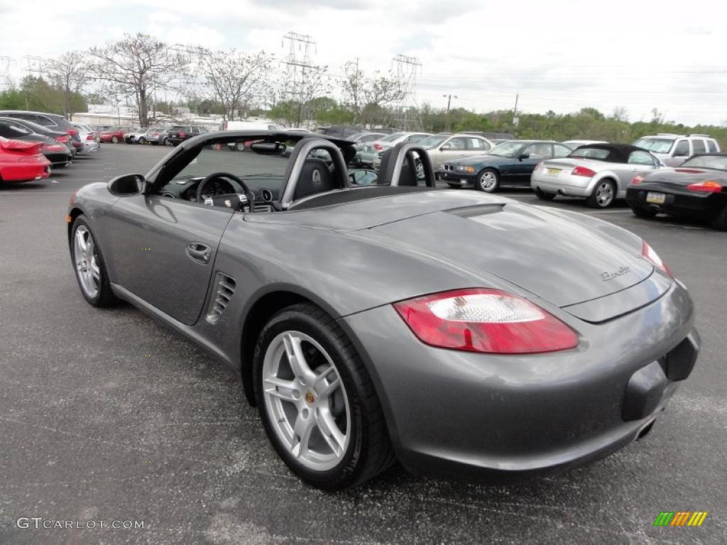 Meteor Grey Metallic 2008 Porsche Boxster Standard Boxster Model Exterior Photo #48708568