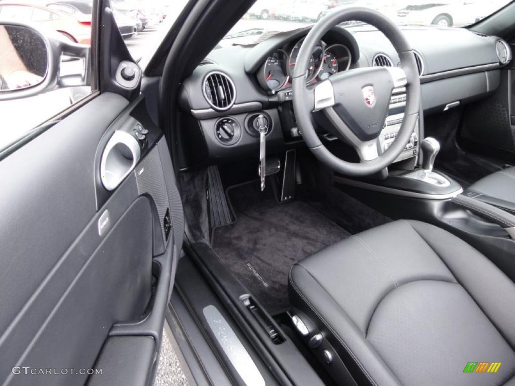 Black Interior 2008 Porsche Boxster Standard Boxster Model Photo #48708610