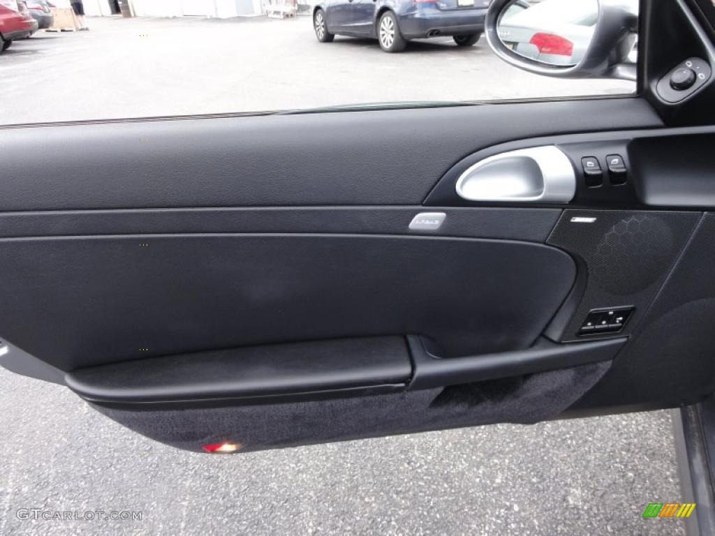 2008 Porsche Boxster Standard Boxster Model Black Door Panel Photo #48708628